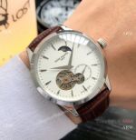 New Copy Patek Philippe Calatrava Watch White Dial with Moonphase